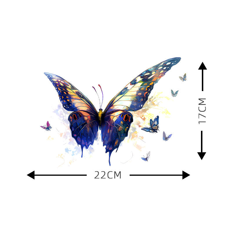 Wholesale 10pcs Colorful Flower Butterfly UV DTF Ready to Press Transfers Wraps