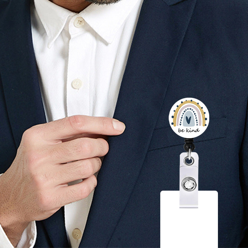 Wholesale ABS Rainbow Telescopic Keychain