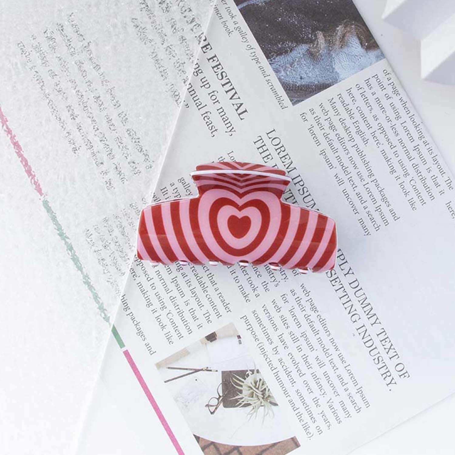 Wholesale Valentine's Day Series PVC Hair Clips