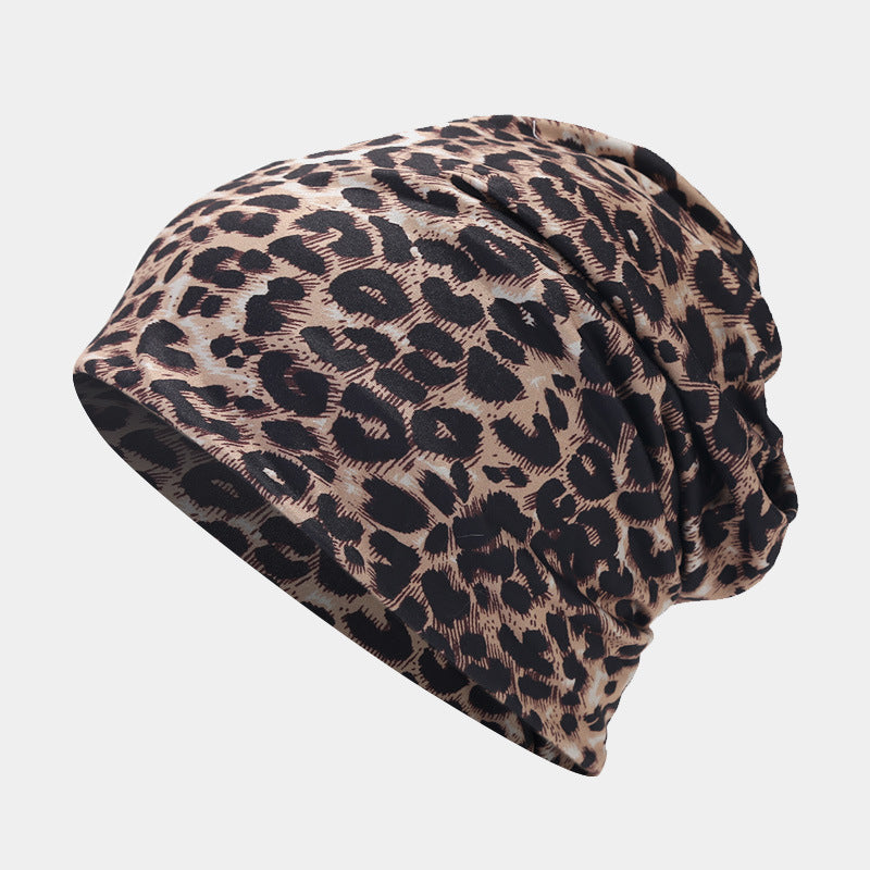 Wholesale Hats, Scarves, Dual-purpose Leopard Print Camouflage Headband Polyester Hats