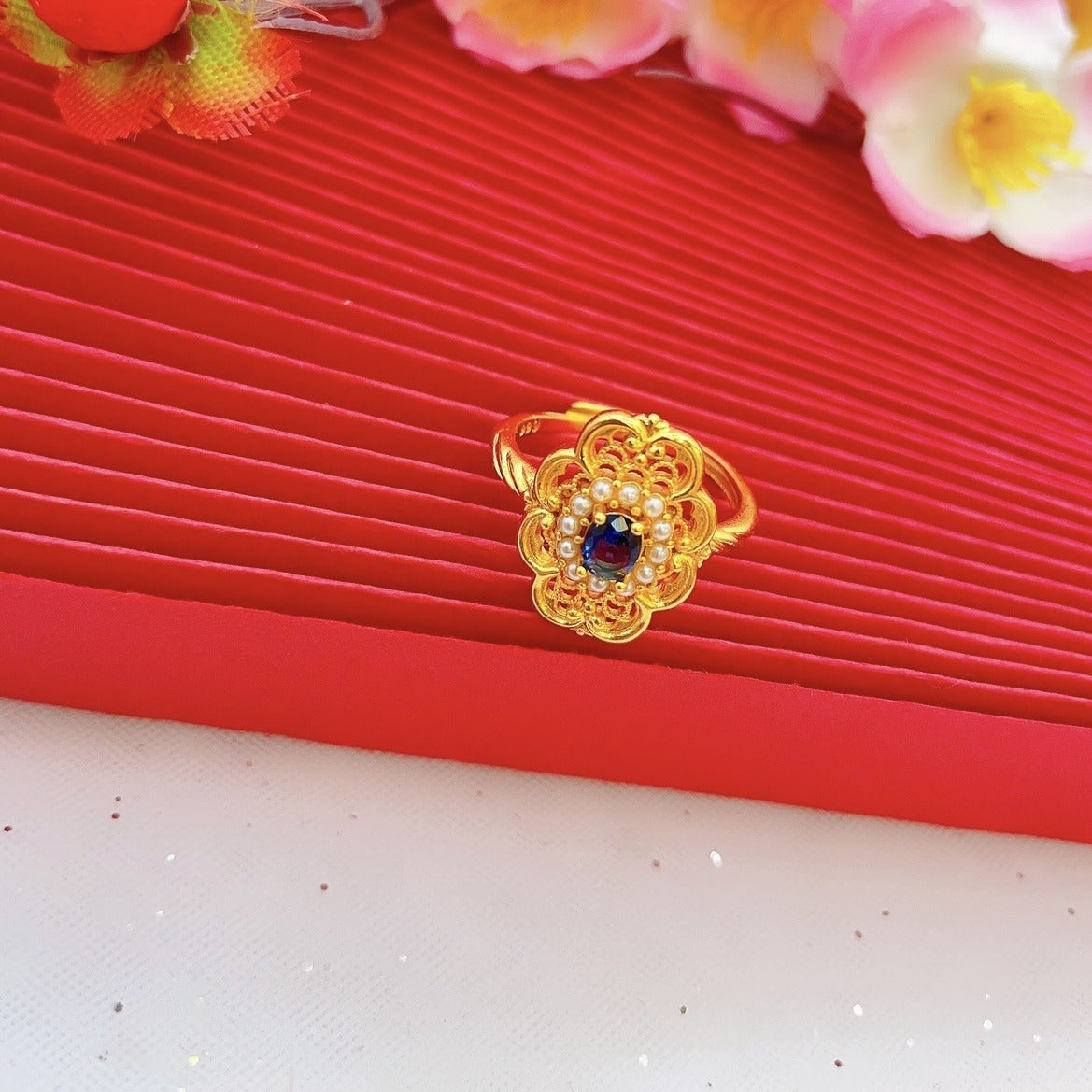 Wholesale Filigree Pearl Ring