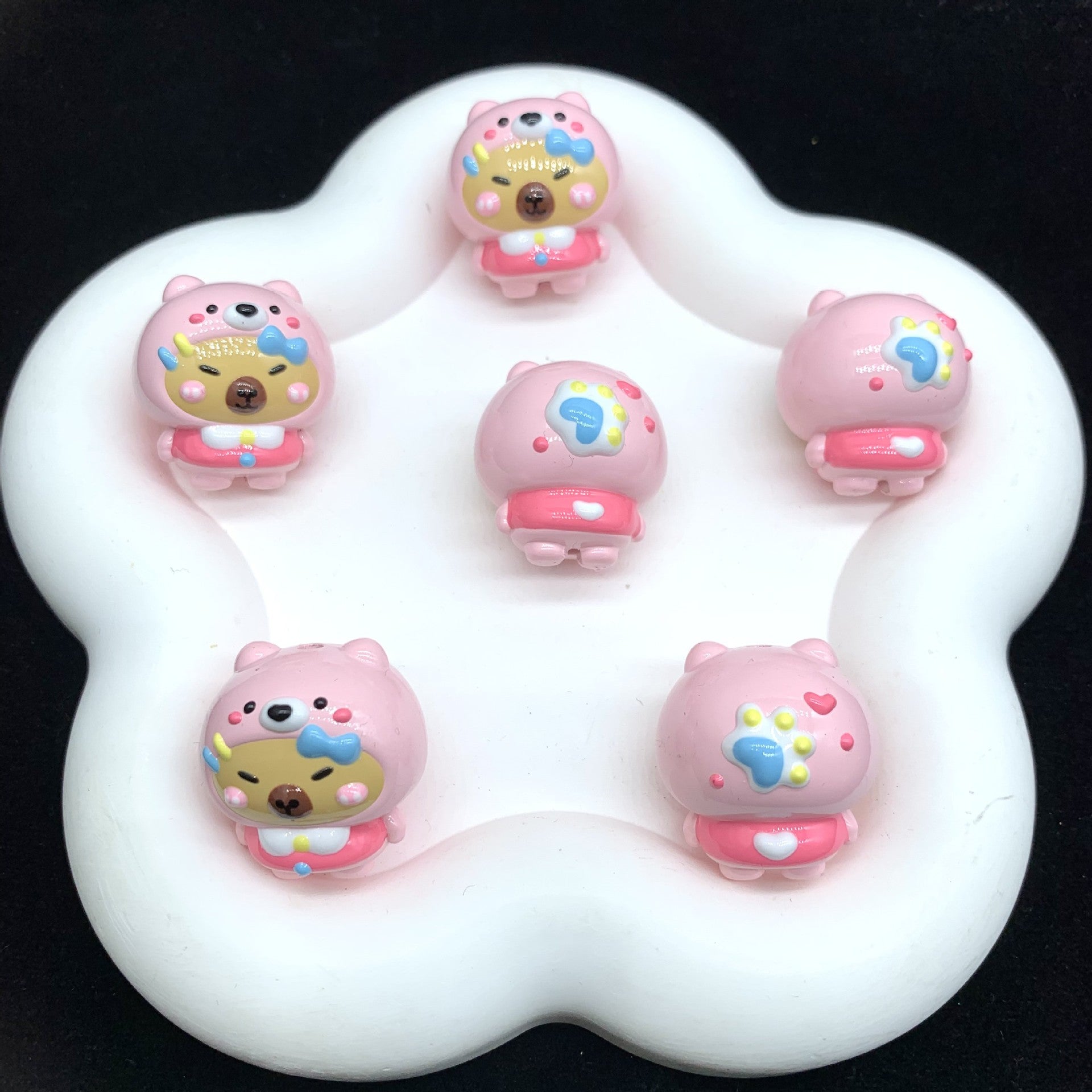 Wholesale 10pcs  cute animals  bead Acrylic Beads