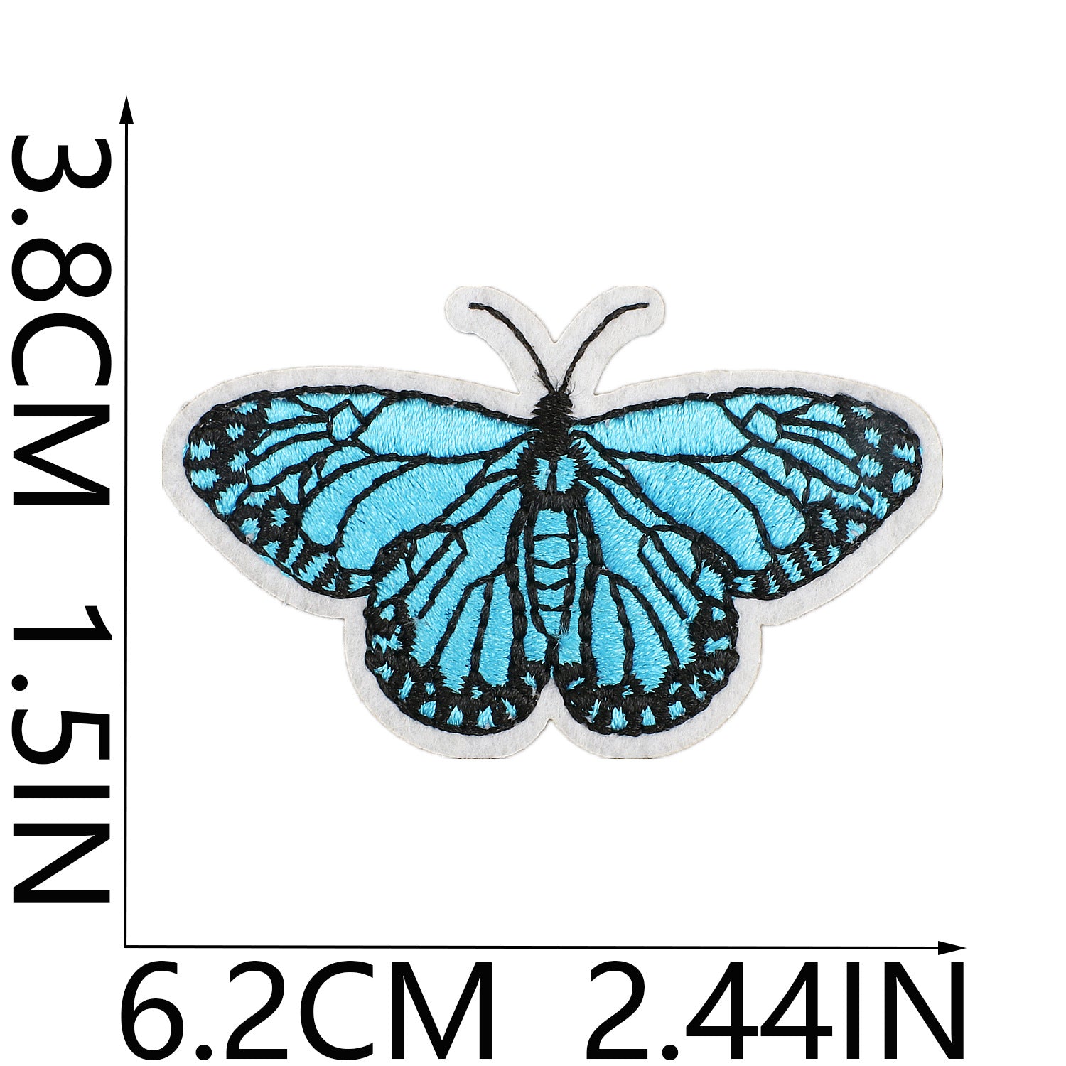 Wholesale Embroidery Colorful Flower Cartoon Leopard Embroidery Patch