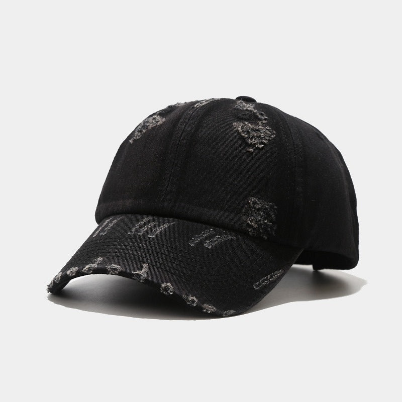 Wholesale Retro Washed Perforated Cotton Outdoor Casual Baseball Caps