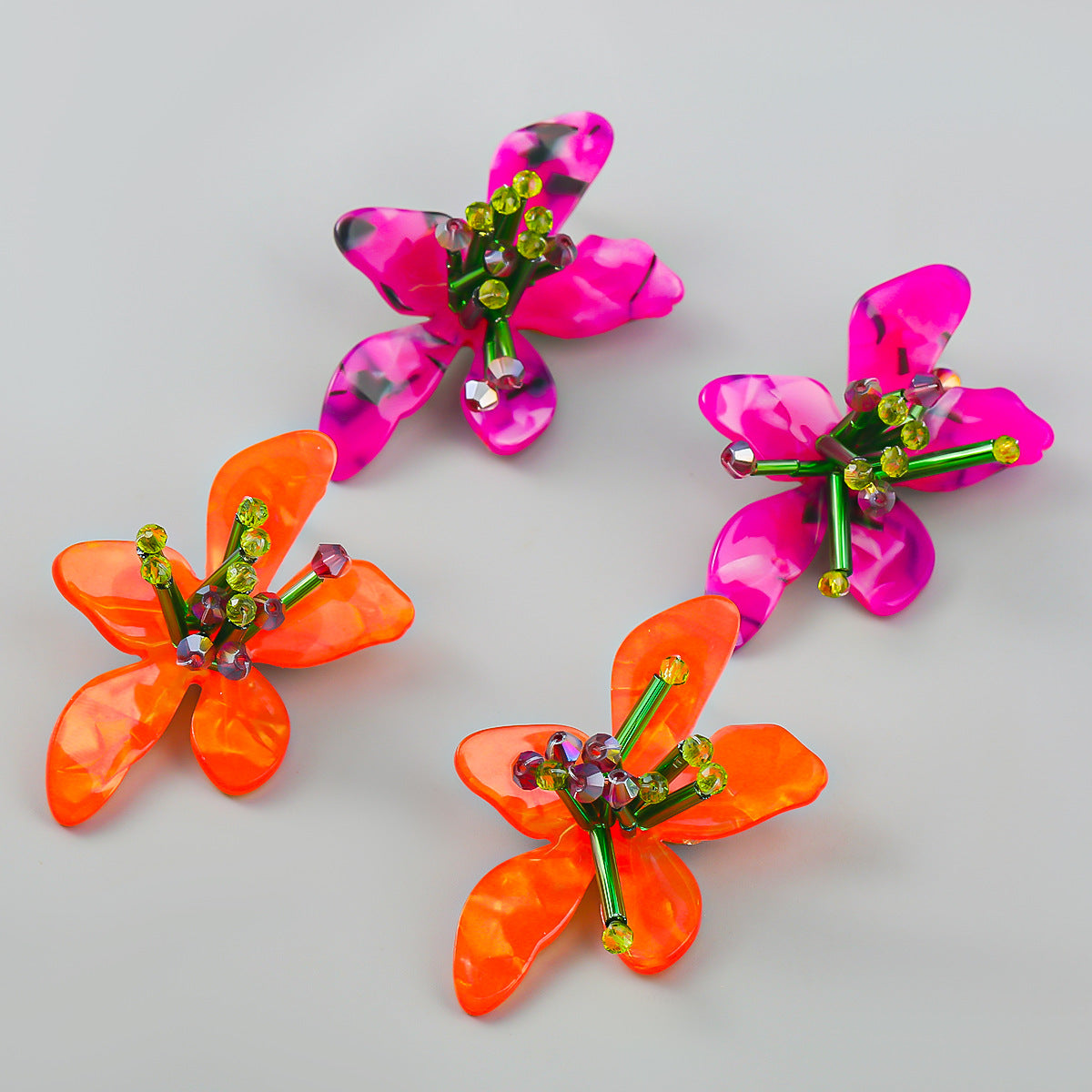 Resina al por mayor Pendientes bohemios collar collar