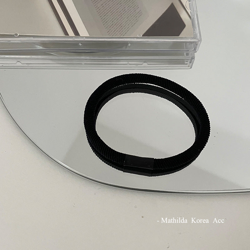 Wholesale Earth Tones High Elastic Headband Leather Hoop