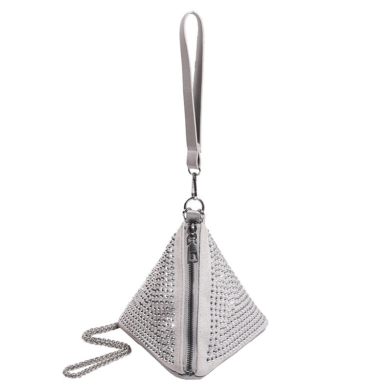 Wholesale Diamond Chain Handheld One Shoulder Crossbody Bag