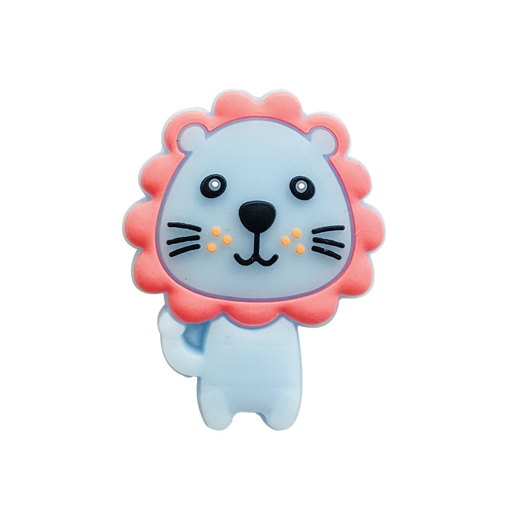 Wholesale 10PCS Silicone Lion Beads
