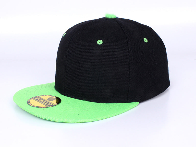 Wholesale solid color light board cap skateboard flat cap dead fly hip-hop blank baseball hat