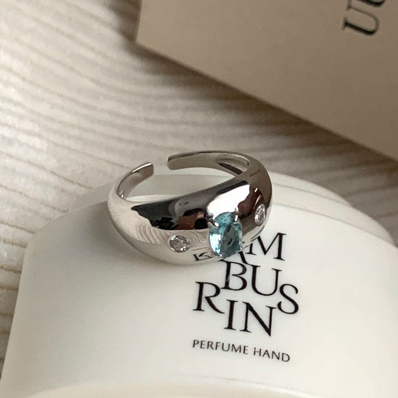 Wholesale Dopamine Love Colored Zircon Open Ring