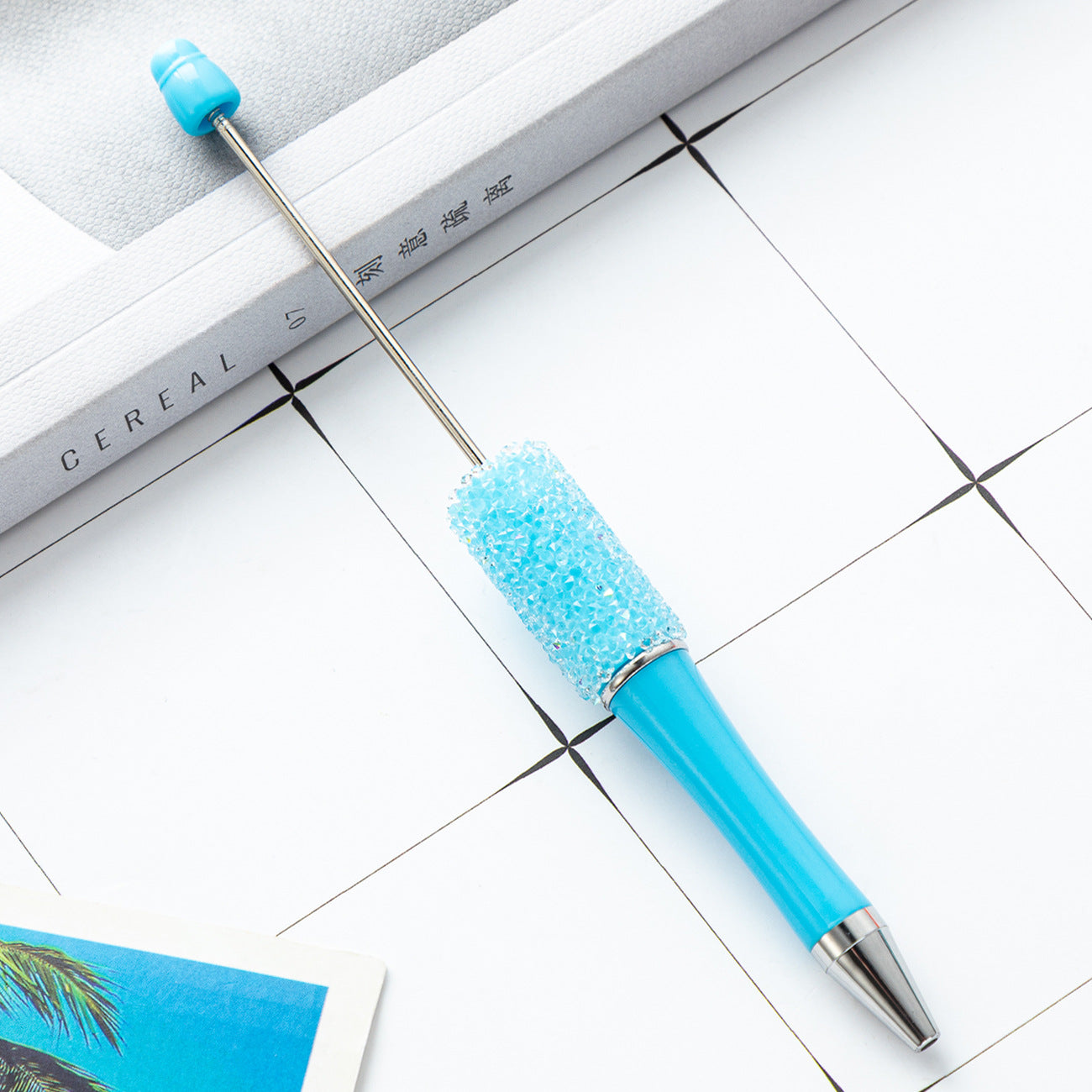 Wholesale DIY sugar beaded pen rhinestone ballpoint beadable pen