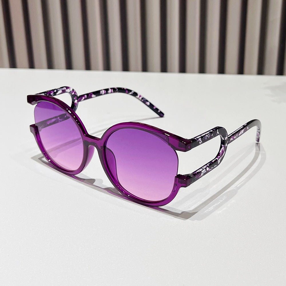 Wholesale Large Frame Y2K Future Style Colorful Fashion Design Sunglasses