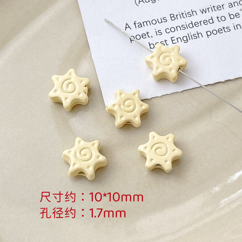 Wholesale 10pcs Dopamine Christmas Series Colorful Love Gift Box Beads