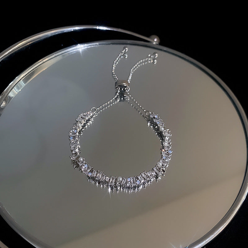 Wholesale Zircon Flower Bracelet