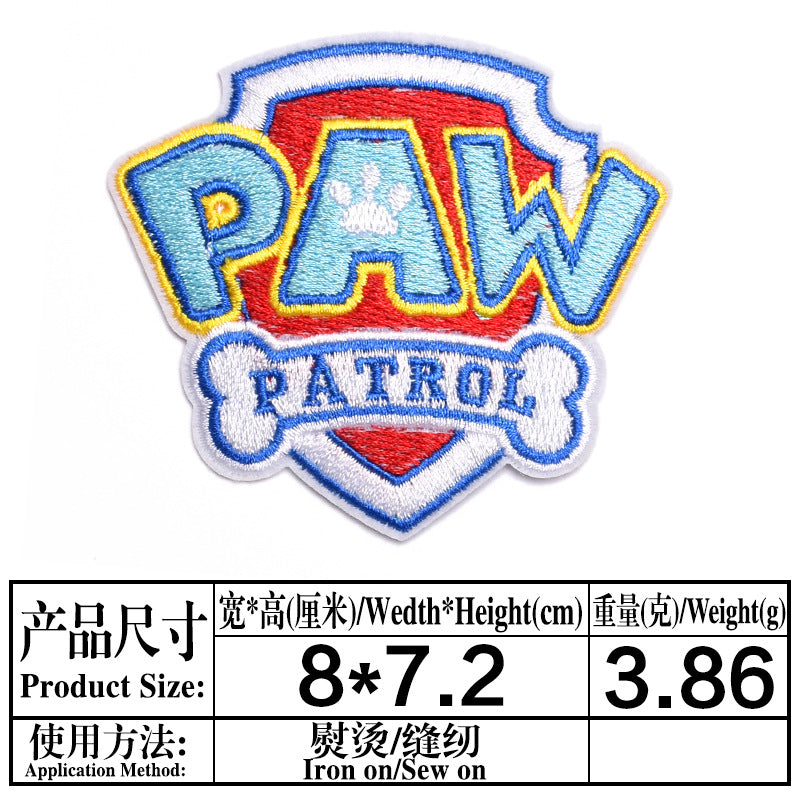 Wholesale Cute Puppy Embroidery Patches 23 Styles Cartoon Cloth Patch Set For Clothing Bags Towels Kids DIY Repair Decor Chic Fashion Accessory