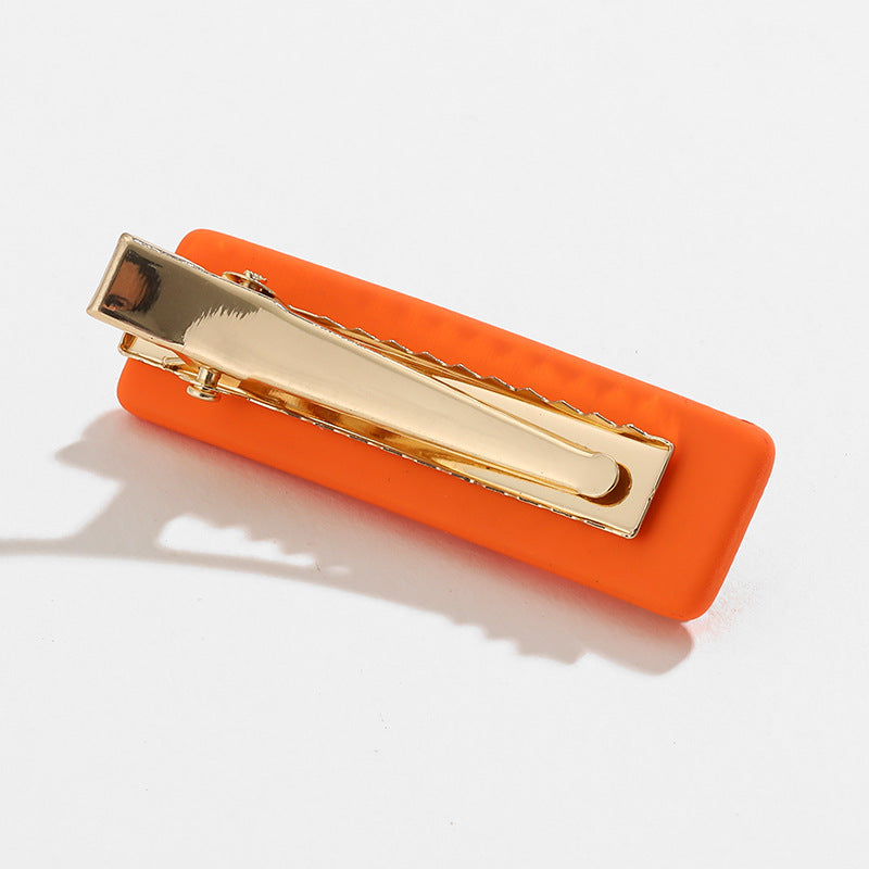 Wholesale Colored Resin Rectangular Duckbill Hair Clips