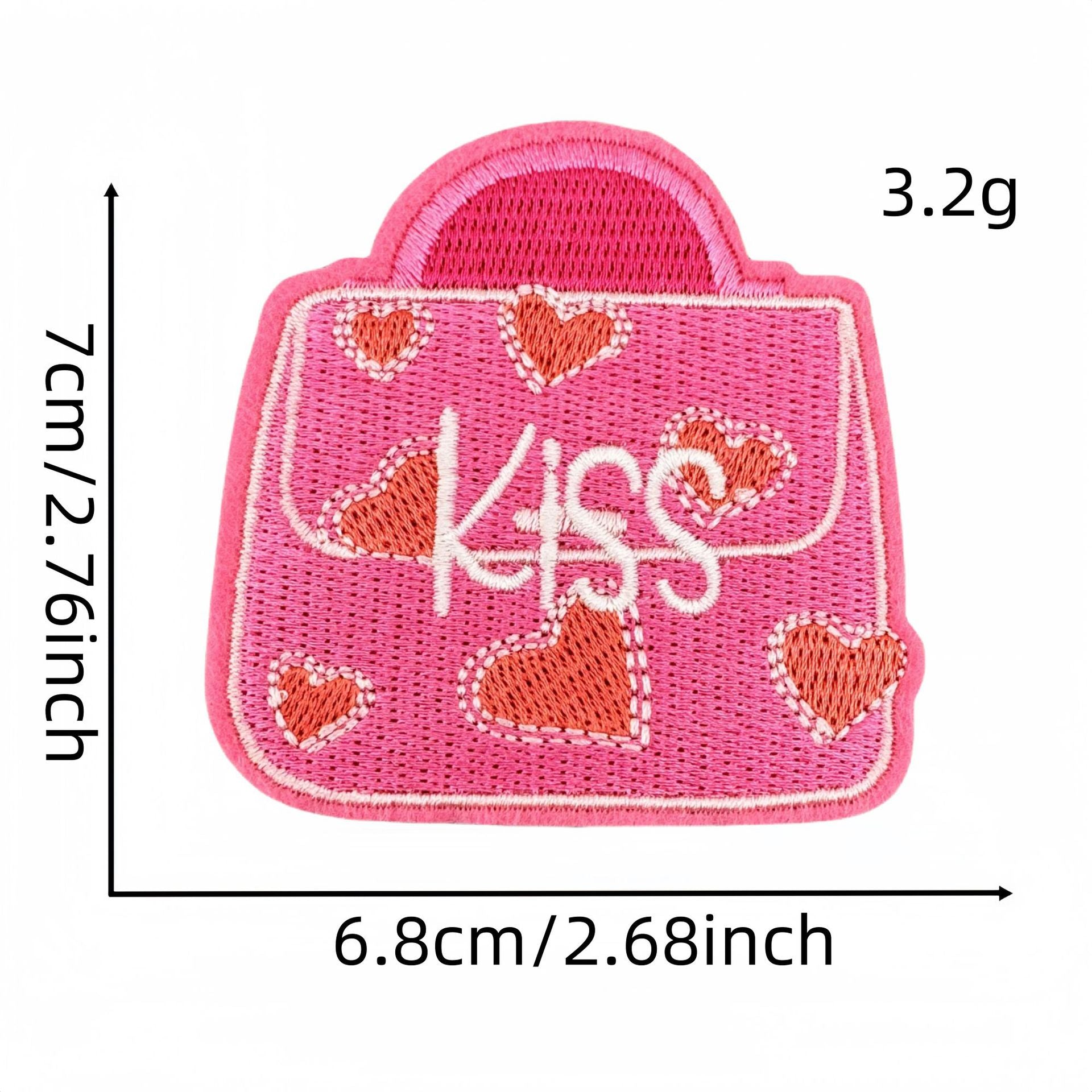 Wholesale Valentine' s Day Pink Love Cartoon Embroidery DIY Patches