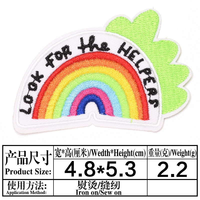 Wholesale Cartoon Animal Embroidered Patches 9 Pack Cloth Applique For Clothing Bags And DIY Crafts