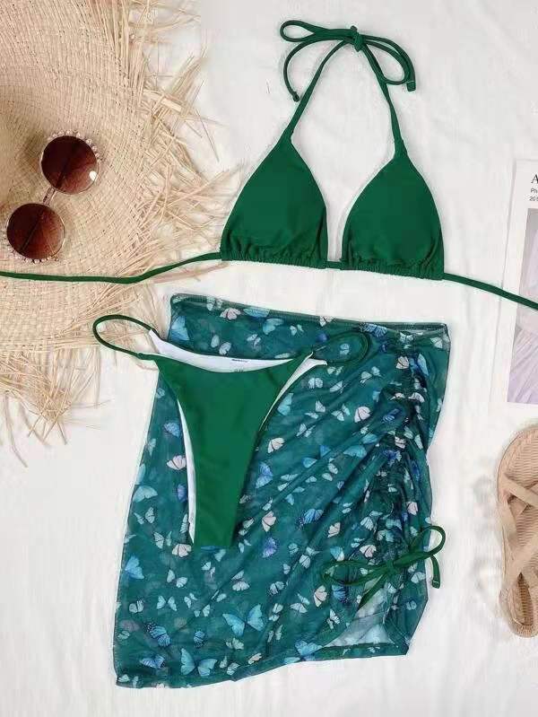 Wholesale Collection of Three Piece Nylon Swimwear