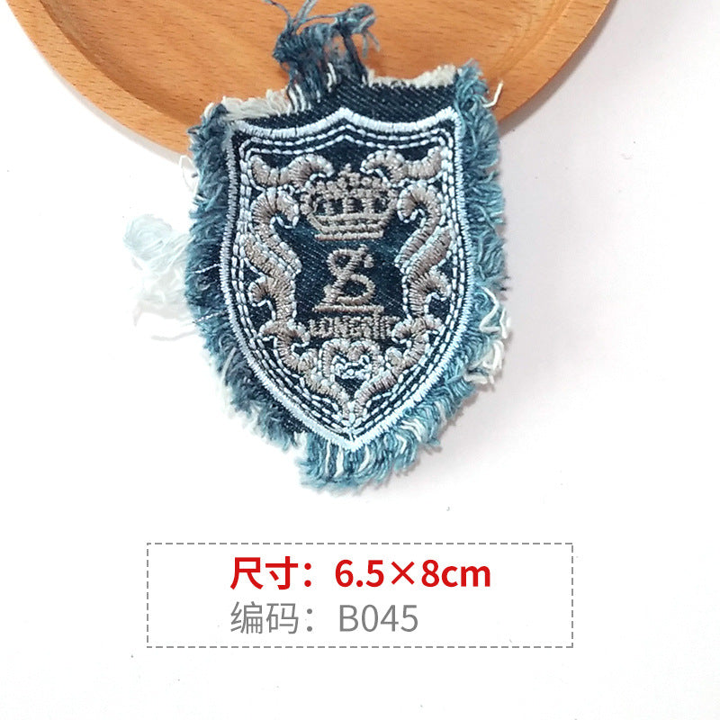 Wholesale Letter Skull Series Embroidery DIY Patches