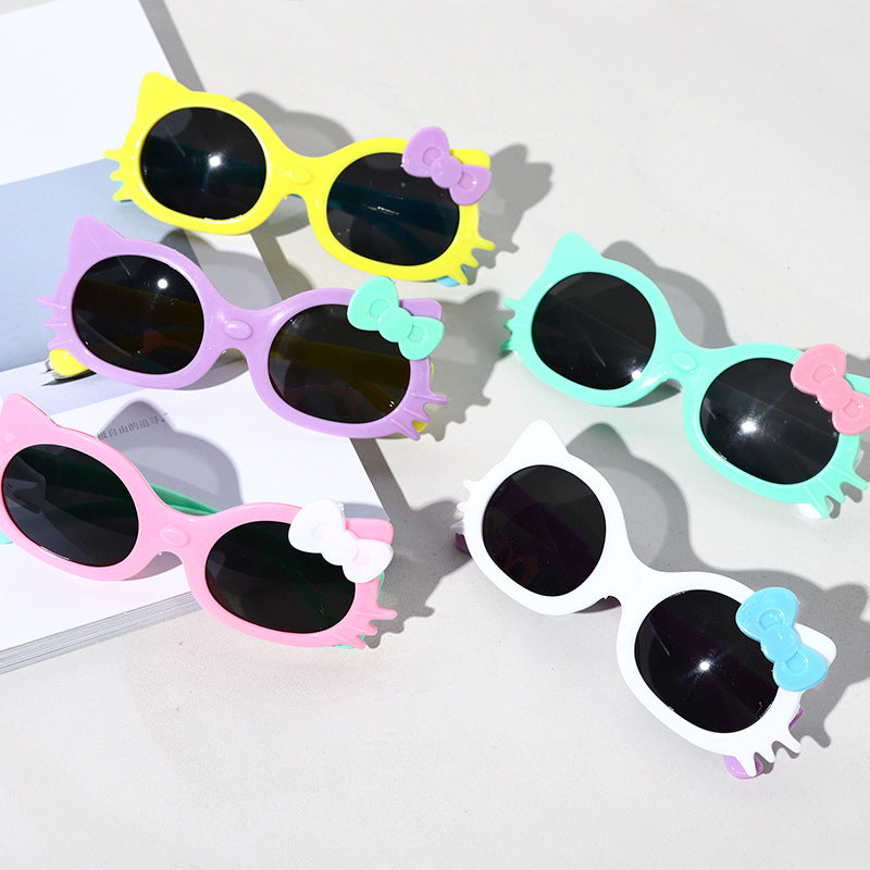 Wholesale Children's sunglasses UV-proof sunglasses cute cartoon fashion little fairy sunglasses baby photo glasses fashion