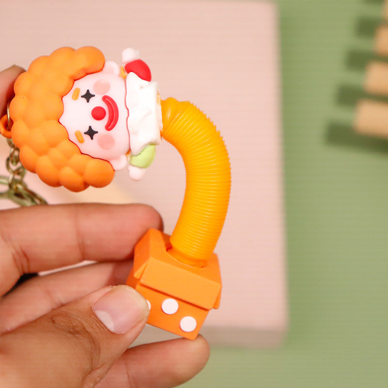 Wholesale 50PCS Halloween Pumpkin Skull Cute Personality PVC Keychain