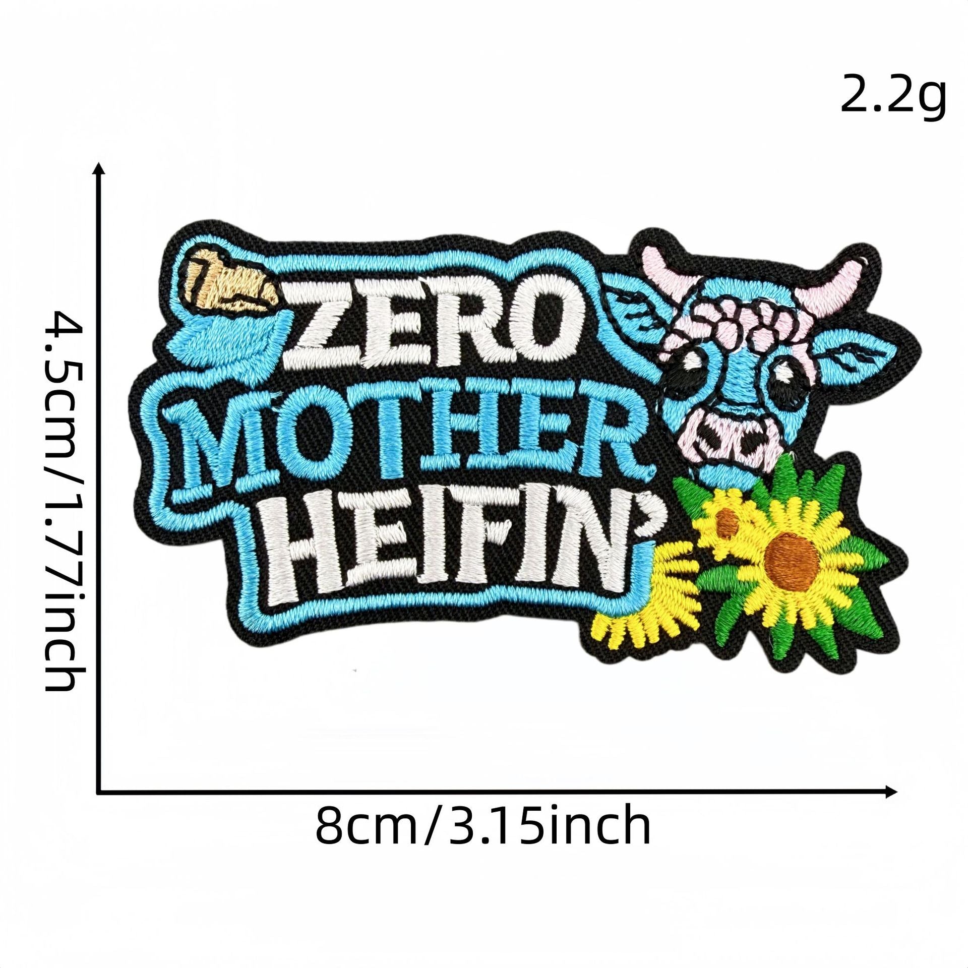Wholesale Trendy Boho Turquoise Embroidered Patches Western Denim Patch Set 22 Pieces Decorative For Clothing Bags DIY Accessory