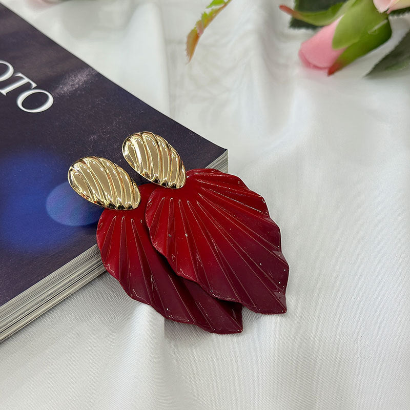 Pendientes de follaje de gradiente al por mayor