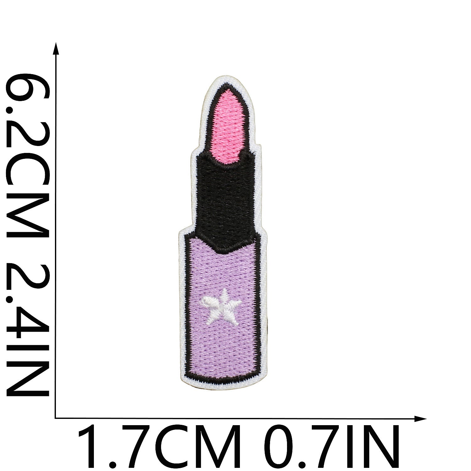 Wholesale Stylish Purple Eye Embroidery Patch Design Iron On Applique For Clothing DIY Fashion Accessory Gift