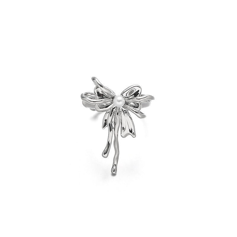 Wholesale Unique Irregular Shape Zirconium No Ear Bone Clip Earrings