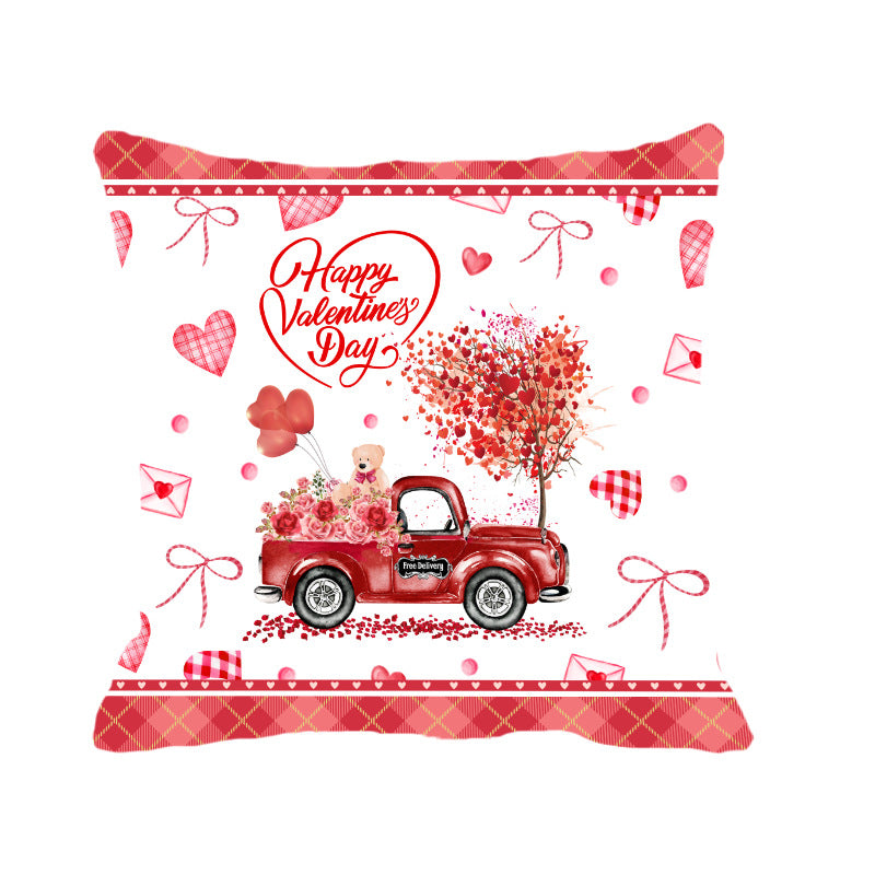 Wholesale Valentine's Day Linen Love Pillow Covers
