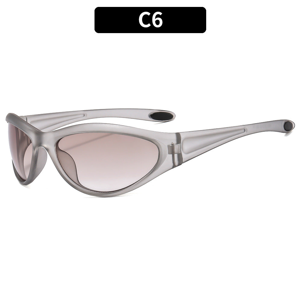 Wholesale Y2K Futuristic Cycling Sports PC Sunglasses