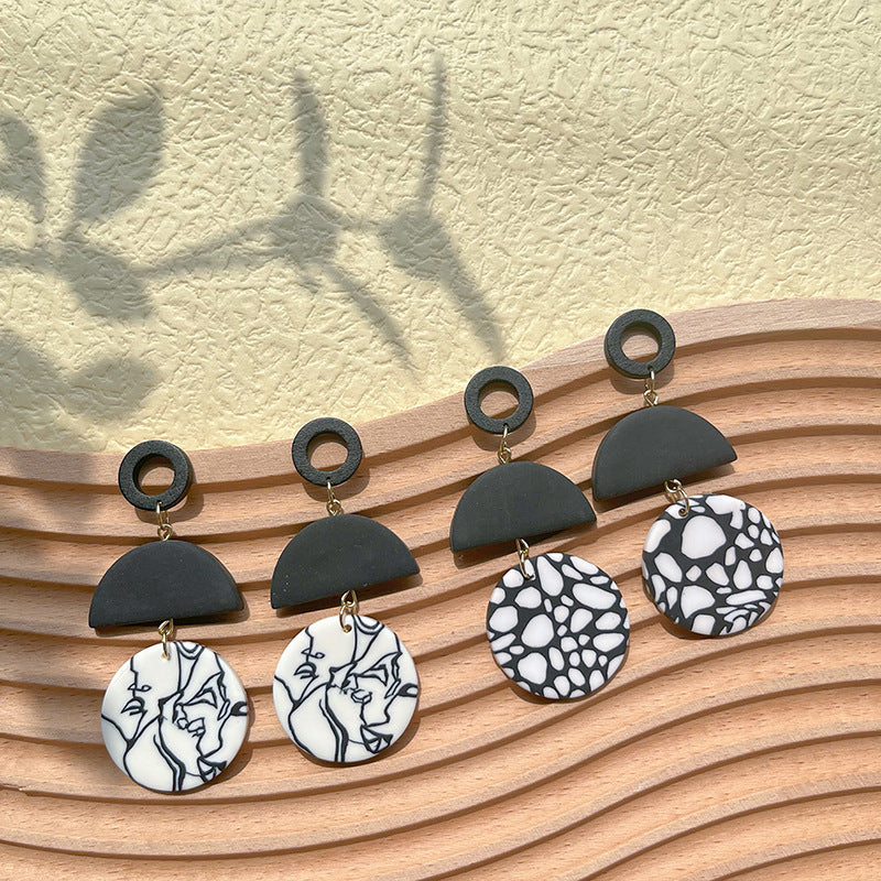Wholesale of Autumn and Winter Clay Soft Ceramic Earrings