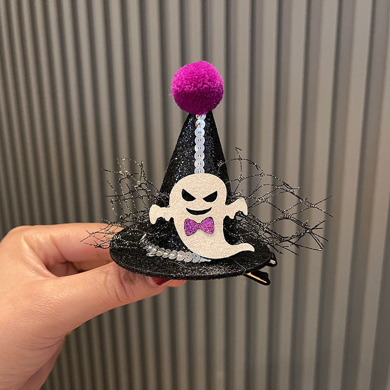 Wholesale Halloween Witch Ghost Hat Headdress Hair Accessories OLY-HC-XiaoShu008