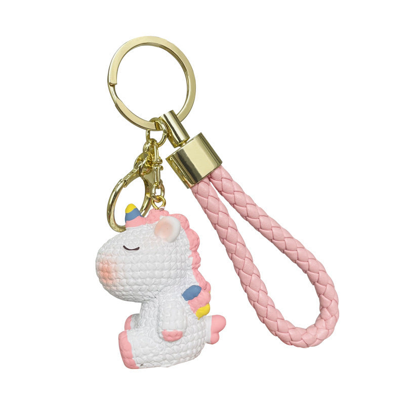 Wholesale New Unicorn Resin Keychain