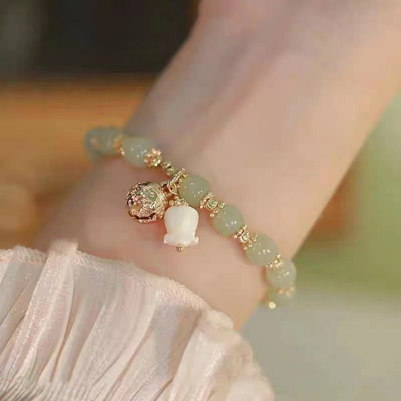 Wholesale Niche sweet style Begonia flower girlfriends bracelet