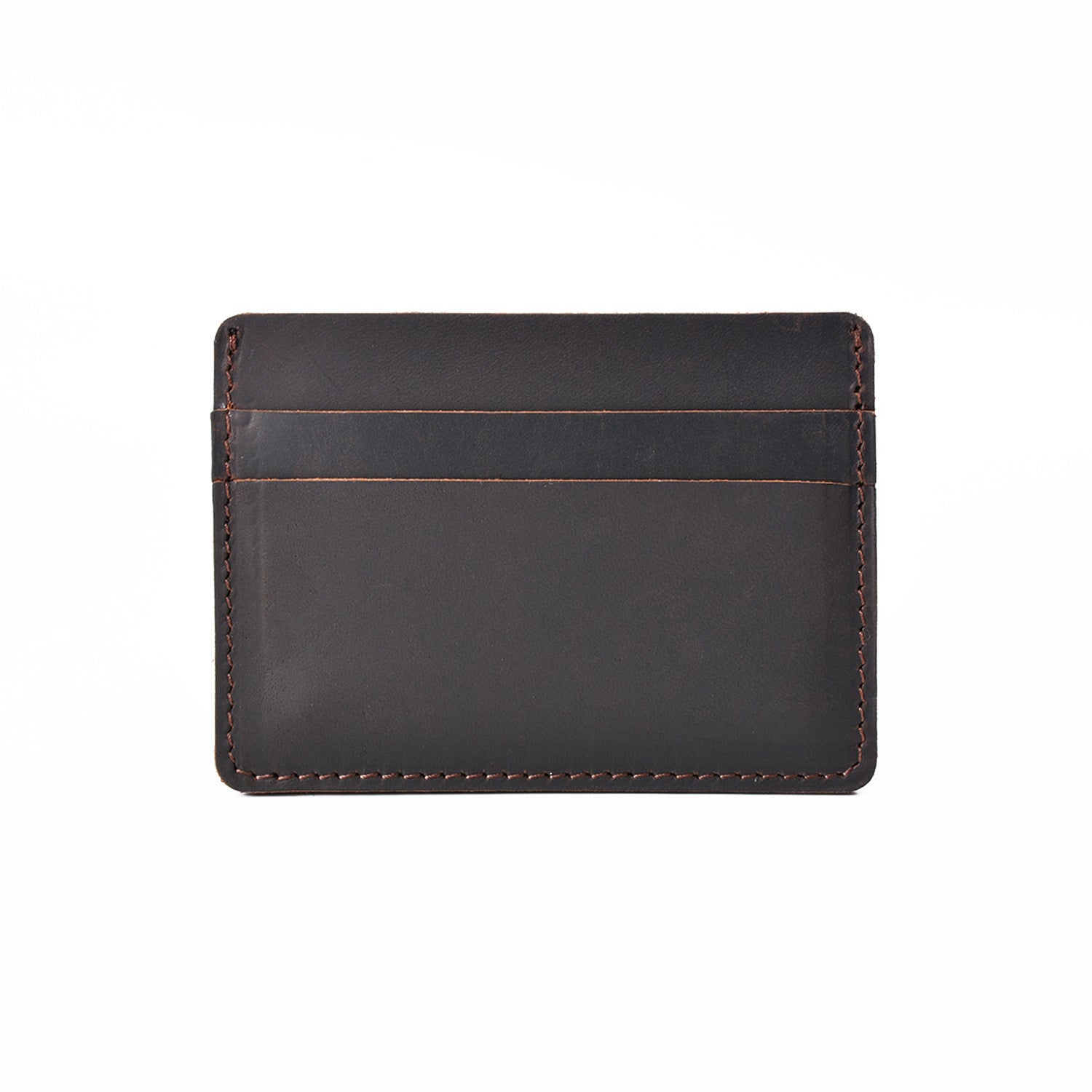 Wholesale Top Layer Cowhide Mini Vintage Handmade Ultra-Thin Leather Wallet