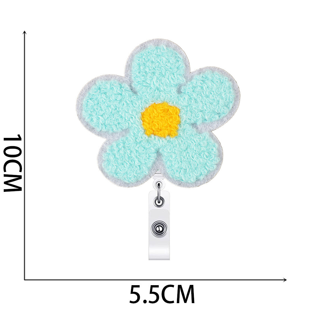 Wholesale Flower Easy-to-pull Buckle Embroidered Cloth Sticker