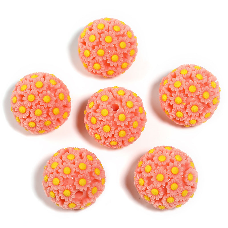 Wholesale 10PCS DIY Acrylic Flower Ball Balls