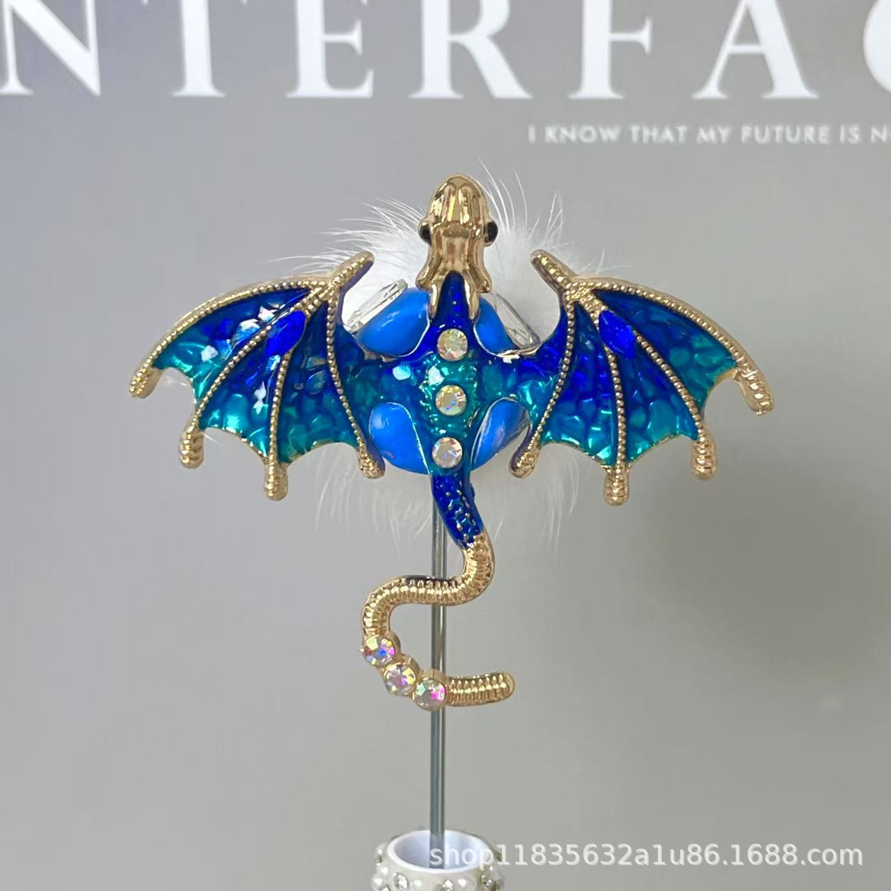 Wholesale Dragon Soft Clay Diamond Animal Accessories Beads