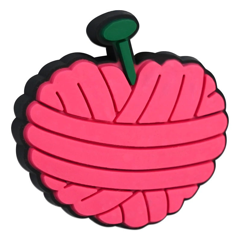 Wholesale Random 100pcs Wool Animal Beaded Keychain for Children Focal Beads