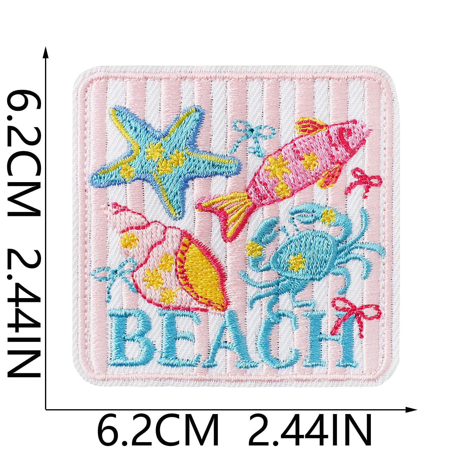 Wholesale Chic Beach Vacation Embroidered Iron On Patches With Sunflower Dolphin And Turtle Motifs For Clothing Bags And Everyday Decor