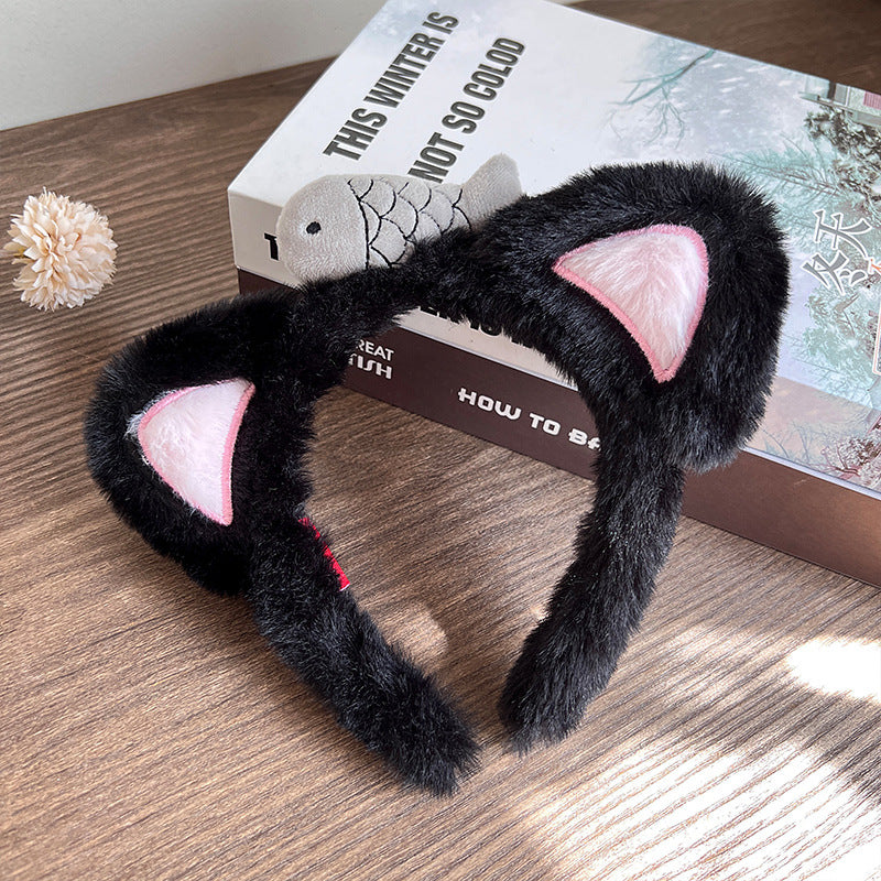 Wholesale Halloween Funny Pumpkin Amusement Park Cute Plush Headband