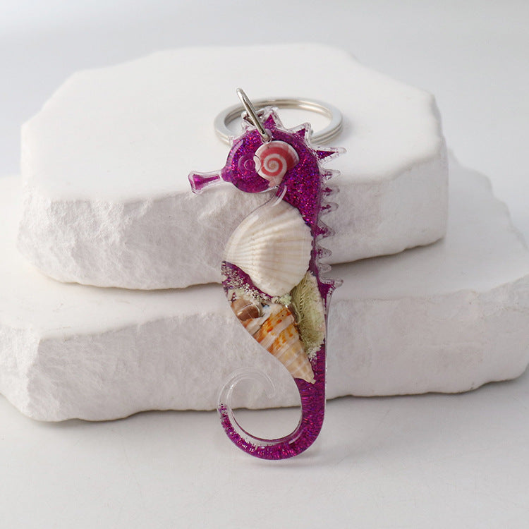 Wholesale Seahorse Keychain Marine Keychain