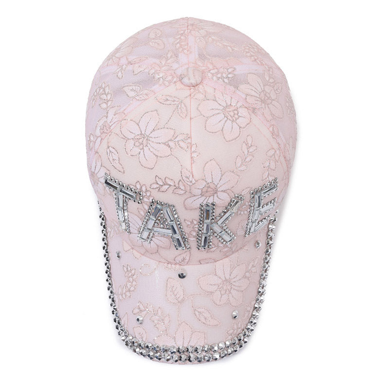 Wholesale Diamond Inlaid Cotton Baseball Caps