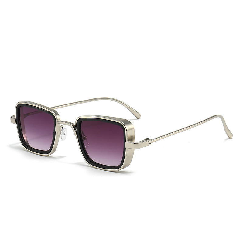 Wholesale Retro Thick Edged Metal Box PC Sunglasses