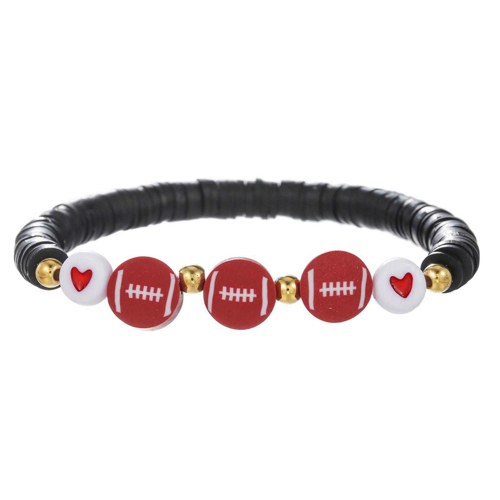 Wholesale Sports Ball Basketball Baseball Football Soft Acrylic Bracelet