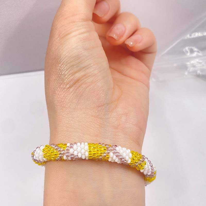 Wholesale Rice Bead Hairband Bohemian Pure Handmade All-match Fashion Bracelet