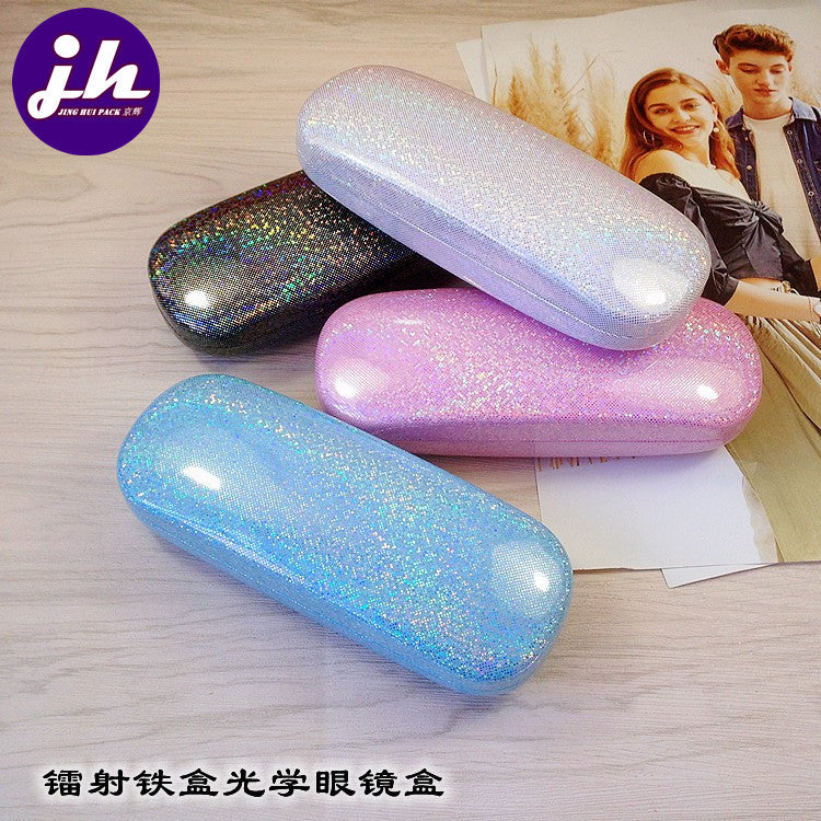 Laser Anti-compression Iron Optical Glasses Case