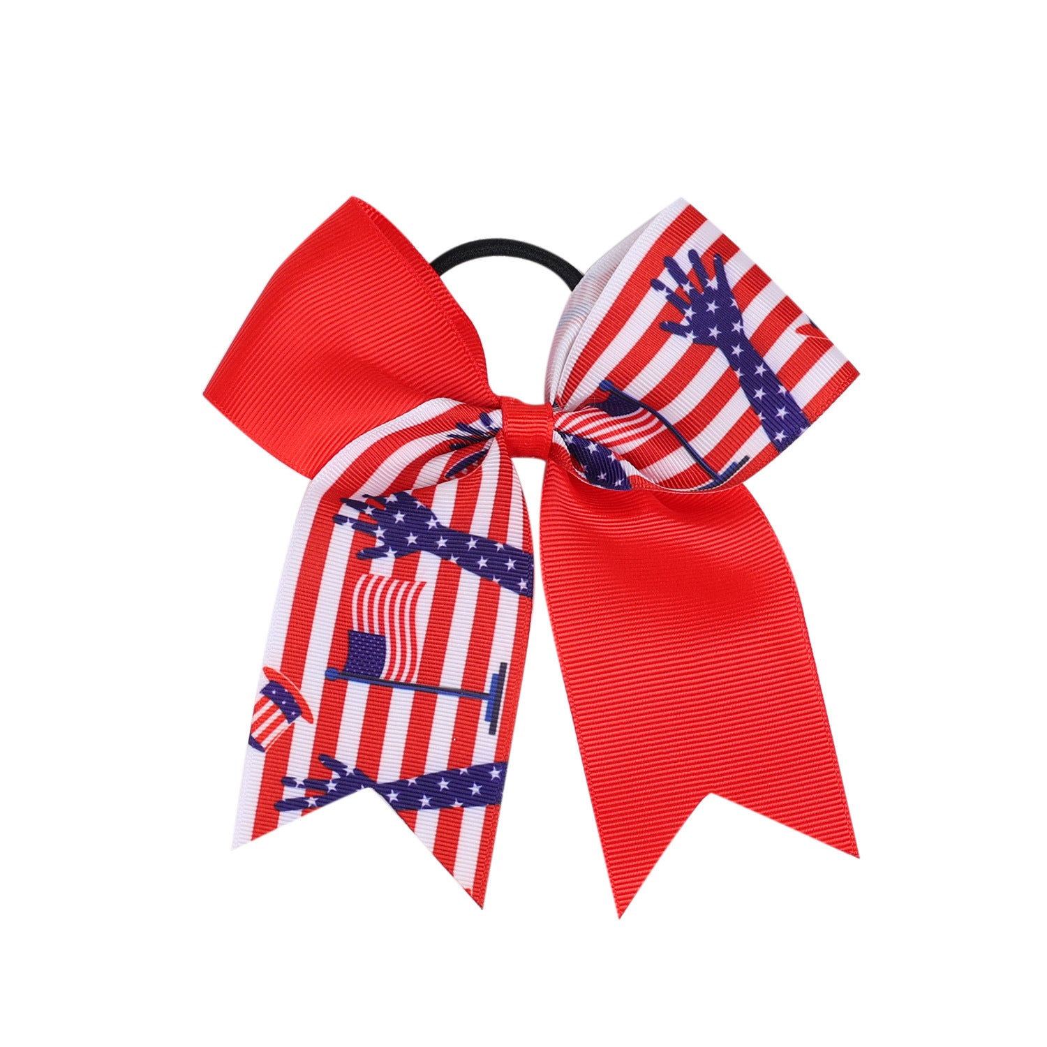 Wholesale Thread Ribbon Independence Day Kids Dovetail Elastic Bands